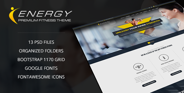 ENERGY - PSD Theme
 TFx
