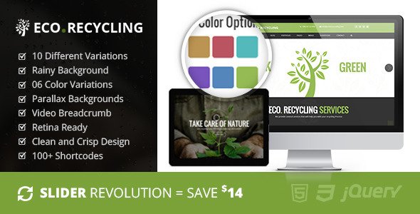 Eco Recycling - A Multipurpose Template
 TFx