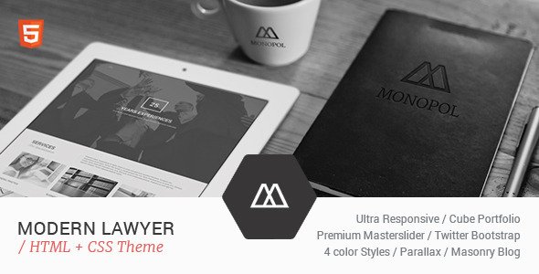 MONOPOL - Lawyers & Business HTML Template
 TFx