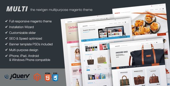 Multi - a Multi-purpose Magento Theme
 TFx