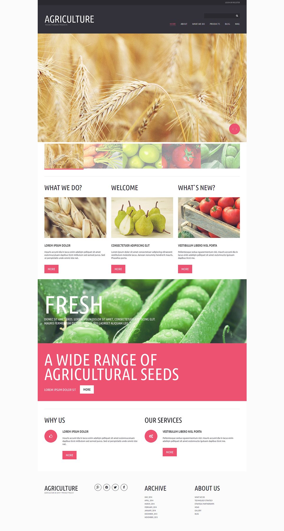 Organic Eating Joomla Template TMT