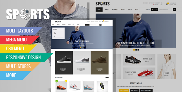 Ovansport - Responsive Multipurpose Magento theme
 TFx