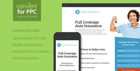 PPC Landing Page Theme for Unbounce
 TFx