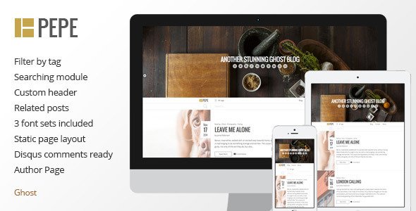 Pepe - Multipurpose Responsive Theme
 TFx