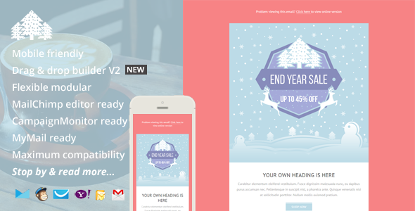 Promo, Holiday Email Template + Builder Access
 TFx