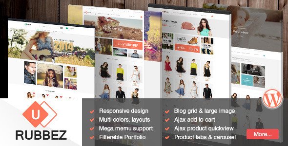 Rubbez- WooCommerce & Corporate Responsive Theme
 TFx