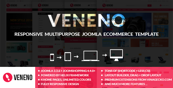 Veneno - Multipurpose Joomla eCommerce Template
 TFx
