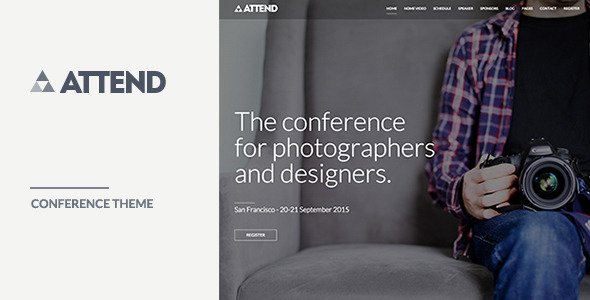 Attend Conference WordPress Theme
 TFx