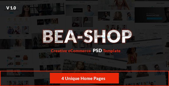 Beashop - Creative eCommerce PSD Template
 TFx