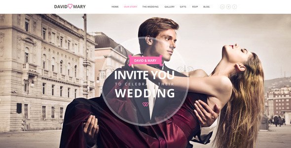 David & Mary - Responsive Wedding Template
 TFx