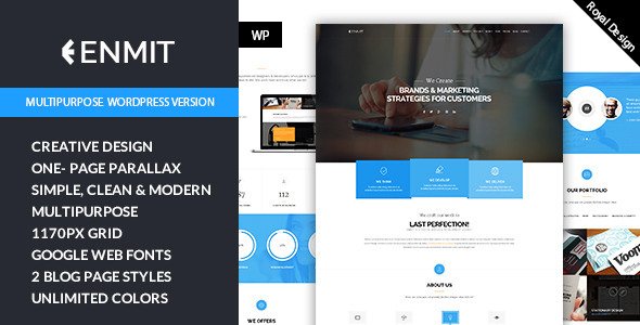 Enmit - Responsive Multi-Purpose WordPress Theme
 TFx