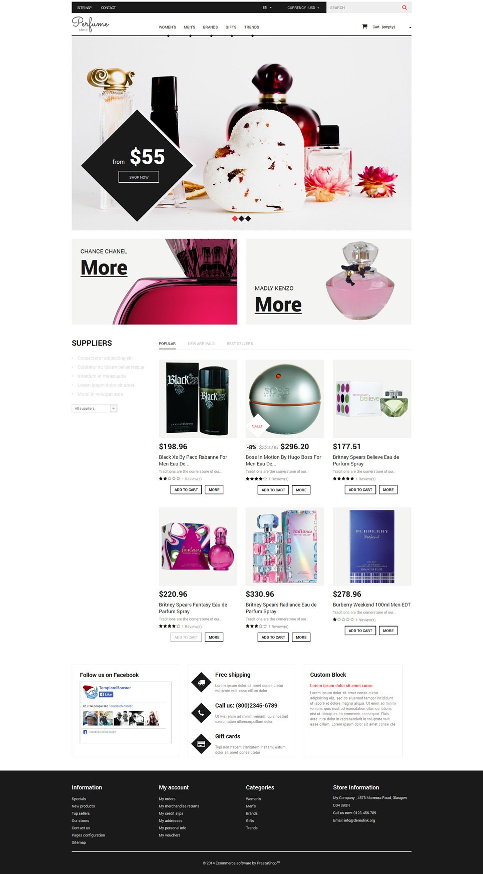 Fragrance Guru PrestaShop Theme TMT