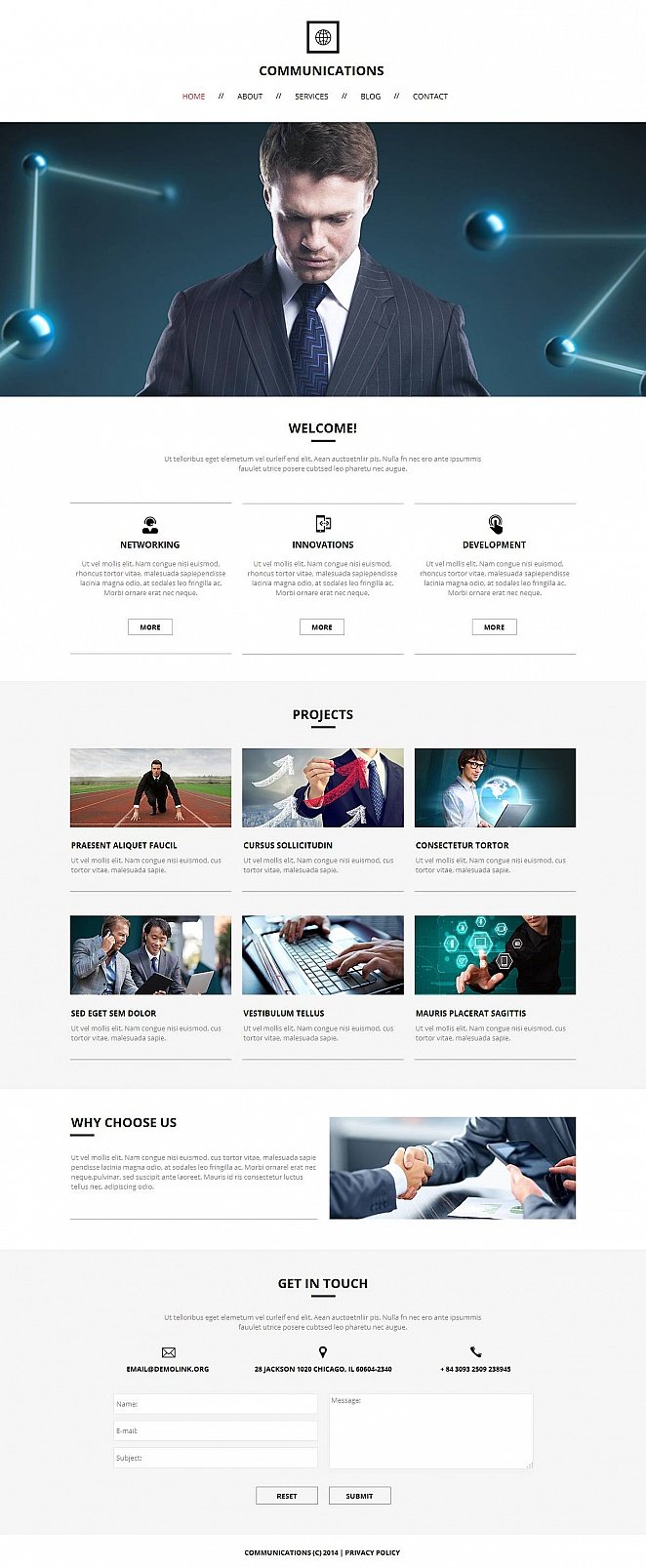 HighTech Air Conditioners Moto CMS HTML Template TMT