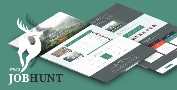 JobHunt - Elegant Job Board PSD Template
 TFx