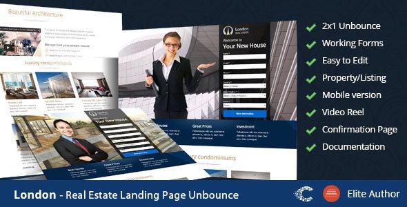 London - Real Estate Landing Page
 TFx