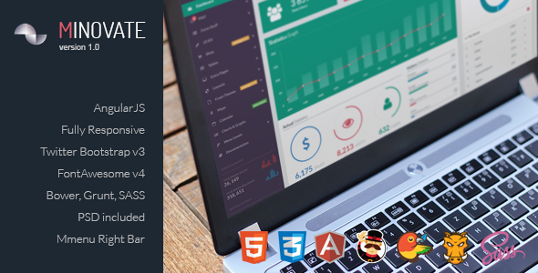 Minovate - Angular Admin Dashboard
 TFx