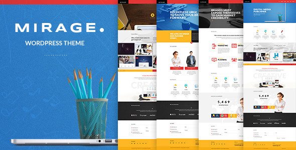 Mirage - Portfolio for Freelancers & Agencies
 TFx