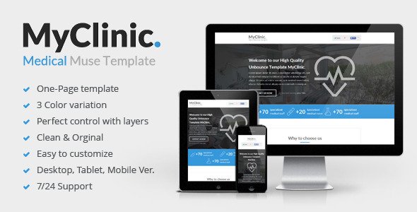 MyClinic - Medical Muse Template
 TFx