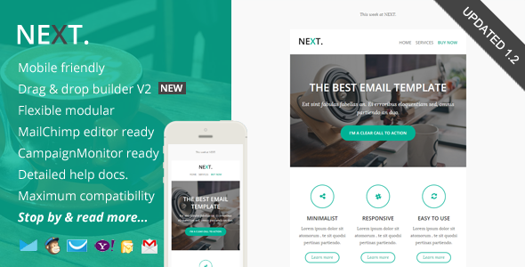 Next, Responsive Email with Online Editor Access
 TFx
