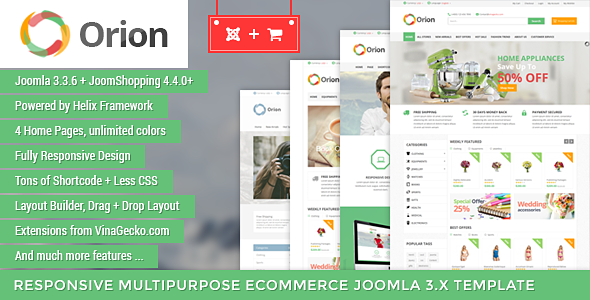 Orion :: Businesses & e-Commerce Joomla Template
 TFx