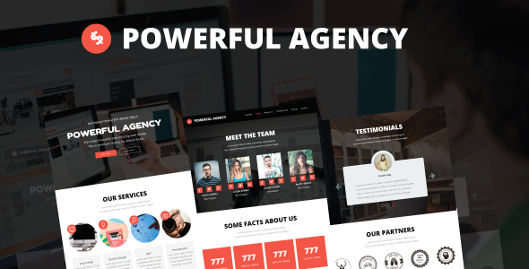 Powerful Agency - Animated Adobe Muse Template
 TFx