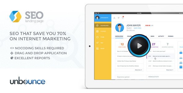SEO Unbounce Landing Page
 TFx