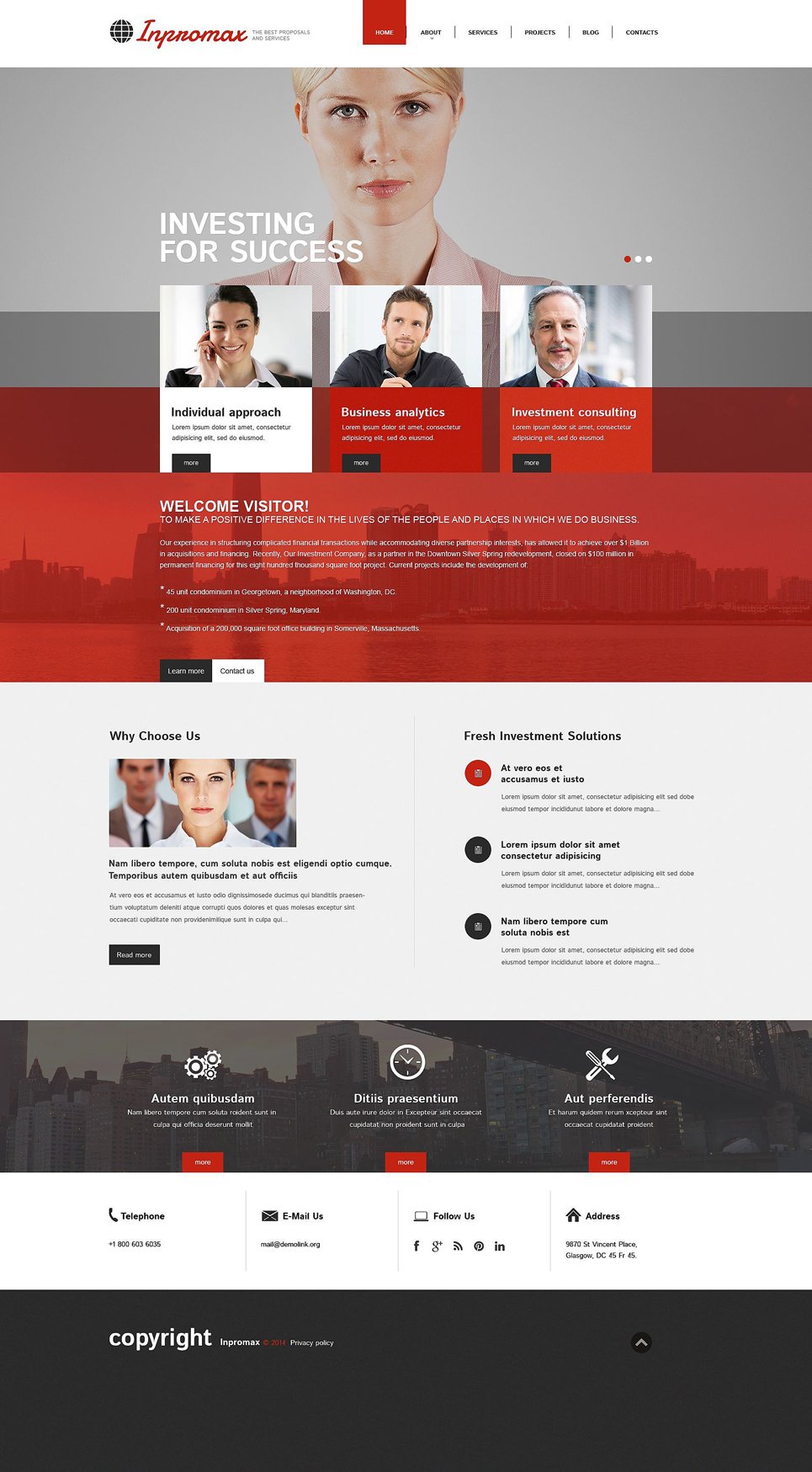 Stable Investment Company Drupal Template TMT