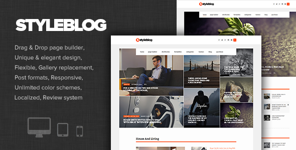 StyleBlog - Modern Personal, News WordPress Theme
 TFx