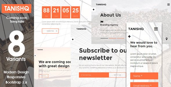 Tanishq - Responsive Coming Soon Template 
 TFx