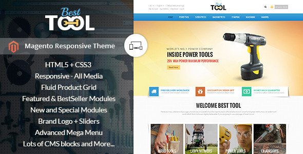 Tools - Magento Responsive Theme
 TFx