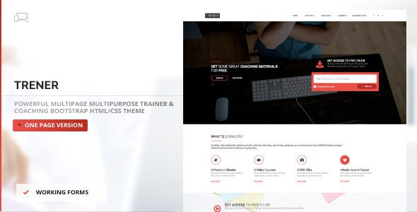 Trener - Multipurpose Coaching & Training Theme
 TFx