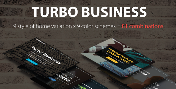 Turbo Business - Premium Muse Template
 TFx