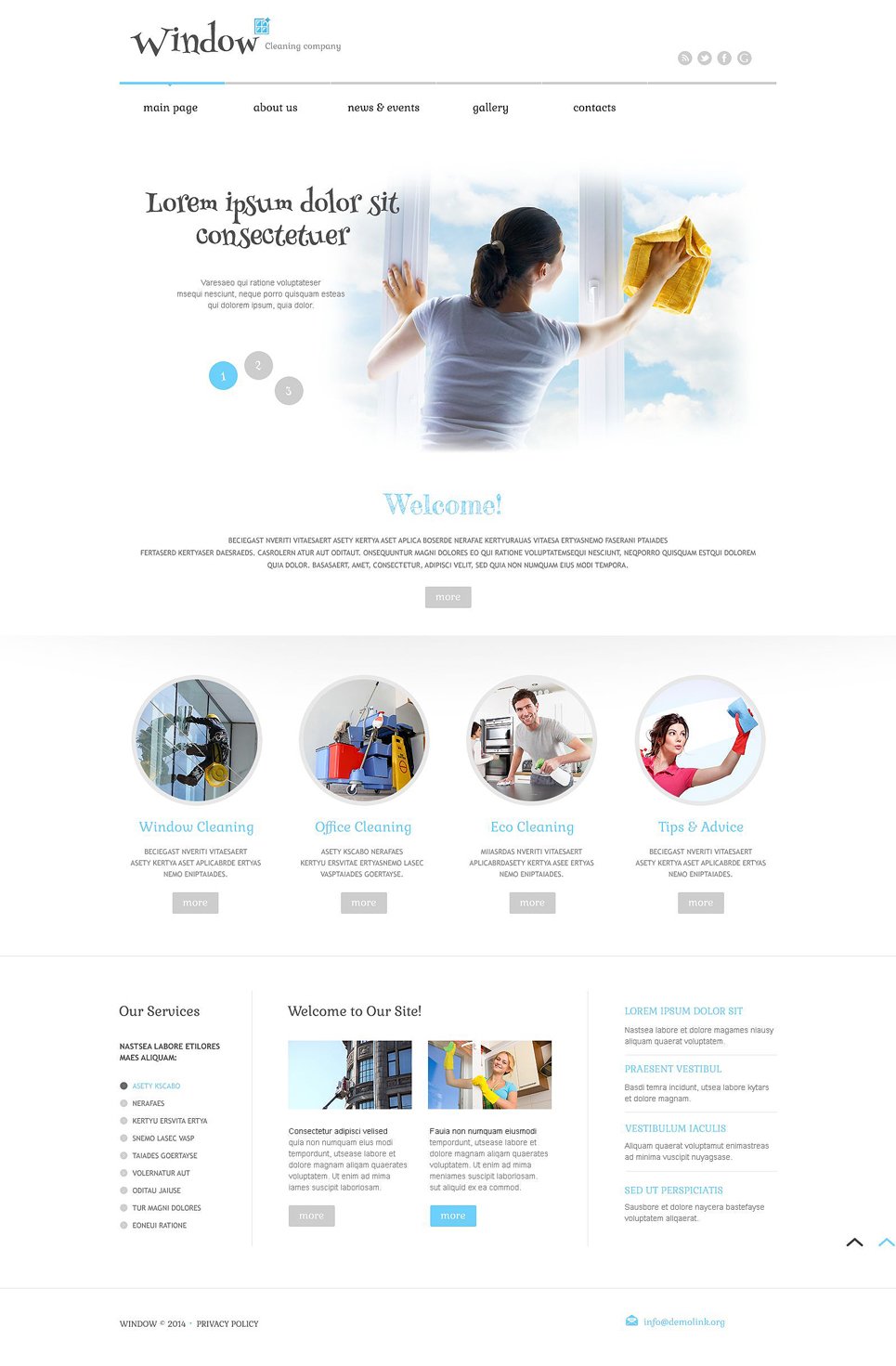 Window Cleaning Responsive WordPress Theme TMT