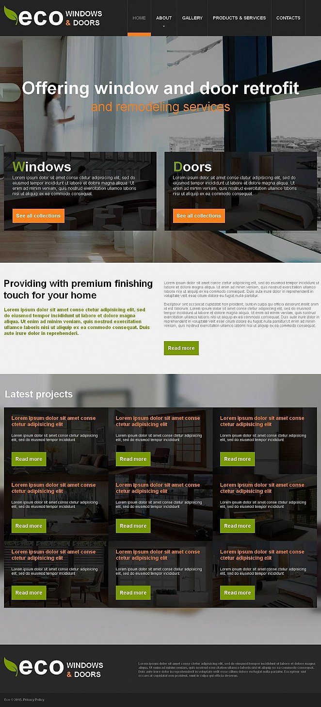 Window Moto CMS HTML Template TMT