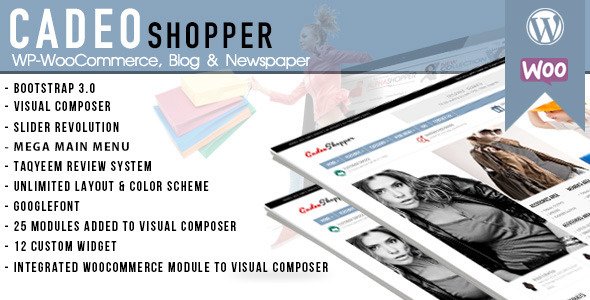 CadeoShopper - Multipurpose WooCommerce Magazine
 TFx