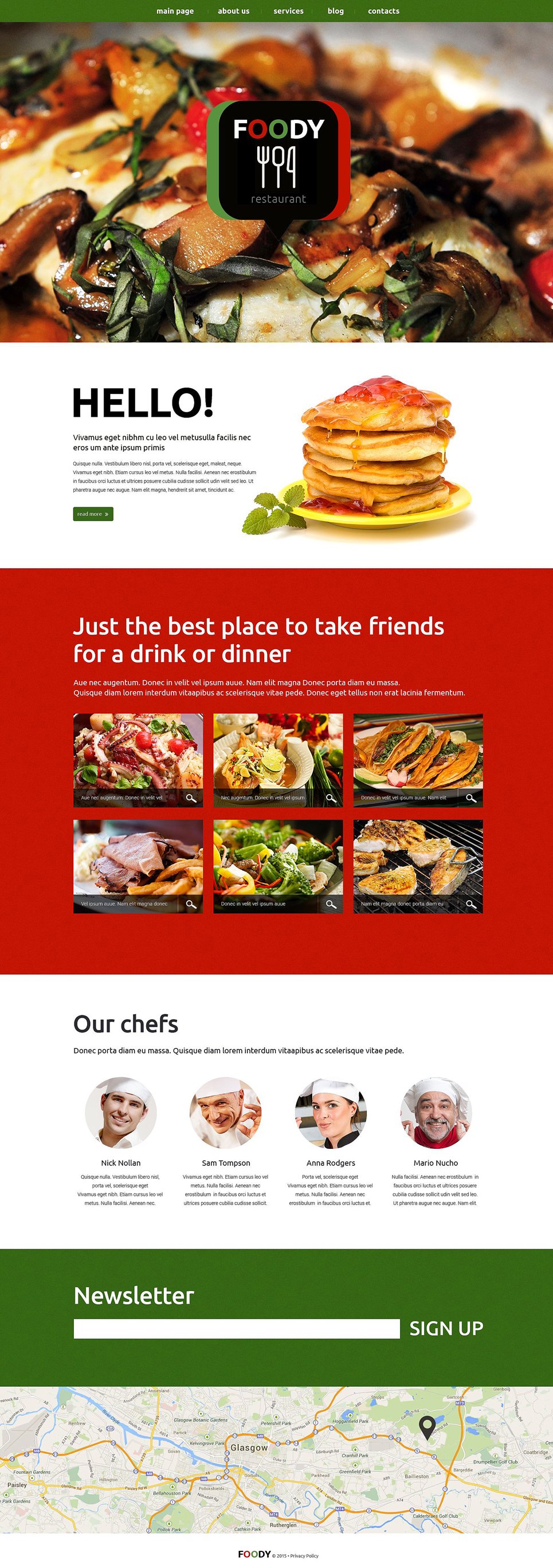Eating Out Drupal Template TMT
