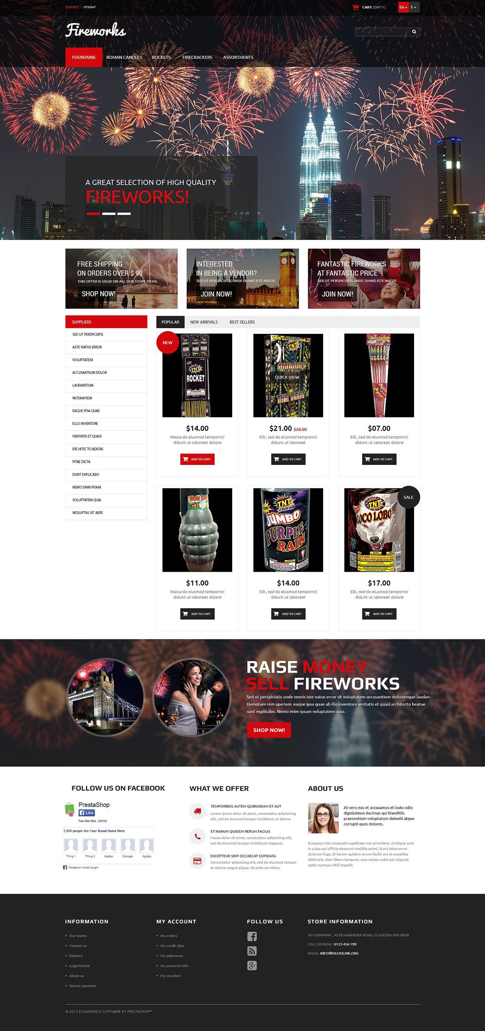 Fireworks Store PrestaShop Theme TMT