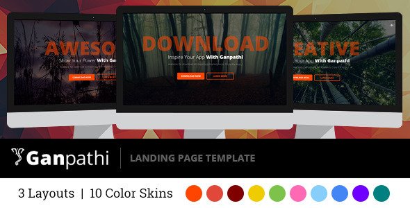 Ganpathi - Responsive Landing Page Template
 TFx