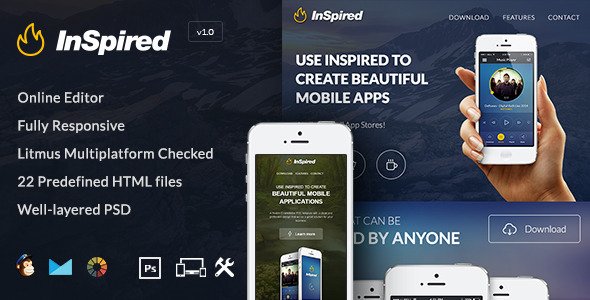 Inspired - Responsive Email + Themebuilder Access
 TFx