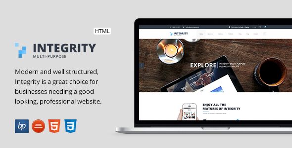 Integrity - Responsive Business HTML5 Template
 TFx