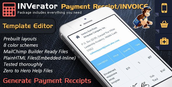 Invoice Template / Payment Receipt - Email Builder
 TFx