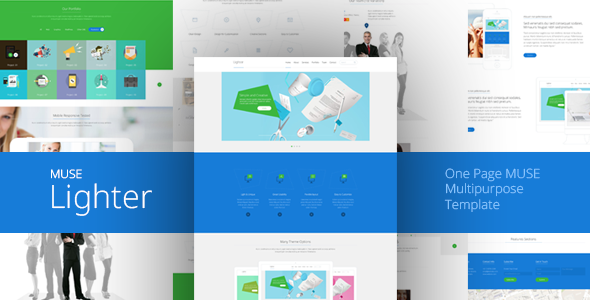 Lighter - One Page MUSE Template
 TFx