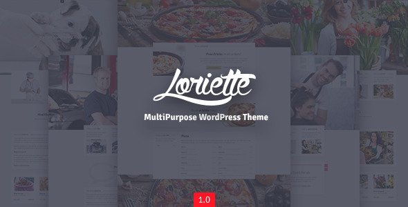 Loriette - MultiPurpose WordPress Theme
 TFx