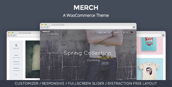 Merch: A WooCommerce WordPress Theme
 TFx
