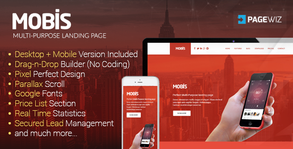 Mobis - Multi-Purpose Landing Page Template
 TFx