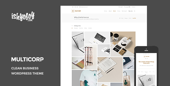 Multicorp - Clean Business WordPress Theme
 TFx