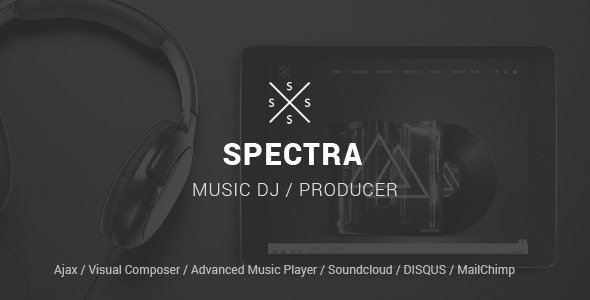 SPECTRA - Responsive Music Wordpress Theme
 TFx