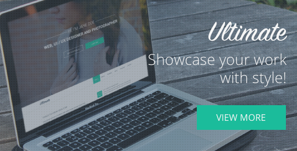 Ultimate - One Page Muse Portfolio Template
 TFx