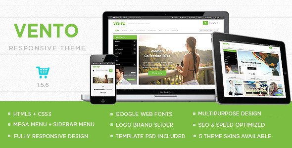 Vento - Responsive Multipurpose OpenCart Theme
 TFx