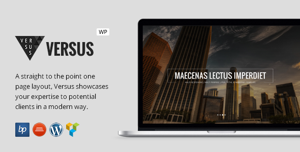 Versus - Responsive One Page WordPress Theme
 TFx
